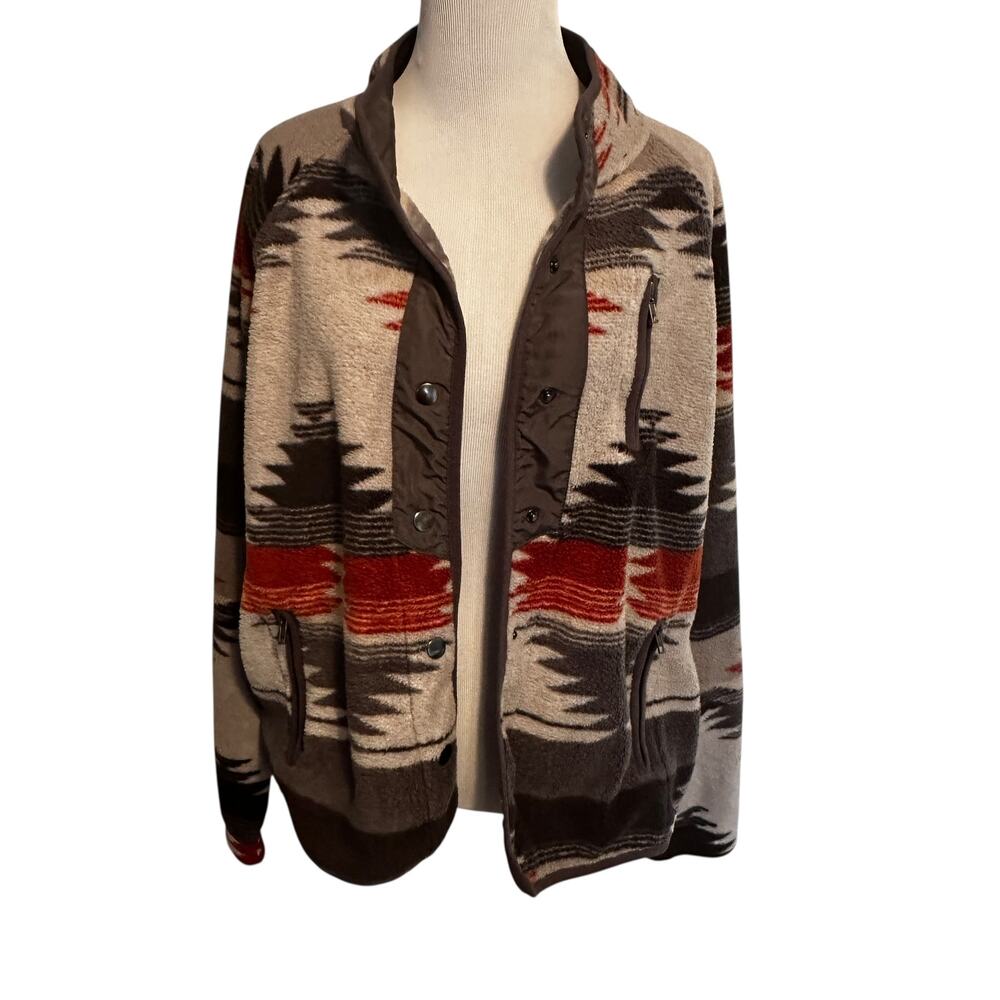 Thread & Supply Braxton Jacket Large Western Aztec - image 3